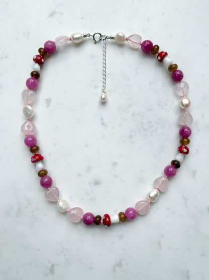 Toadstool Love Necklace
