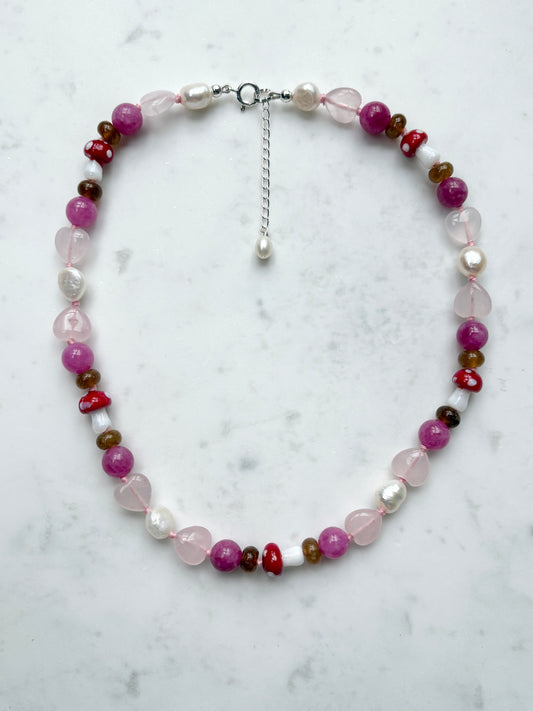 Toadstool Love Necklace