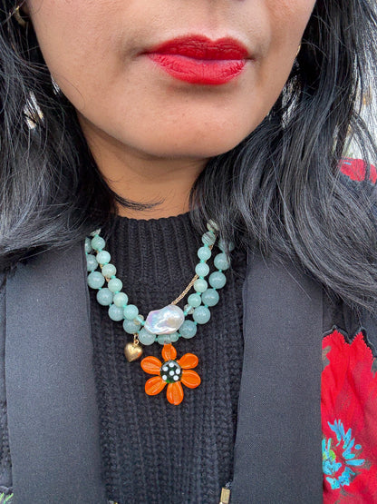 Whispers In Bloom Jade Necklace