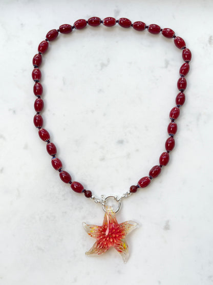 Celestial Star Burst Sunset Necklace - Limited