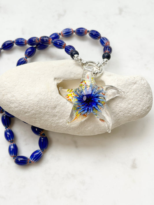 Celestial Star Burst Abyss Necklace - One of A Kind