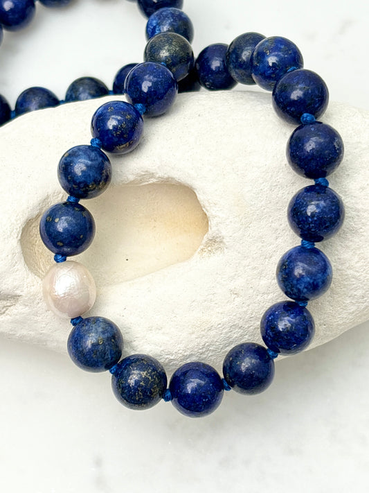 Lapis Lazuli O’Clock Necklace