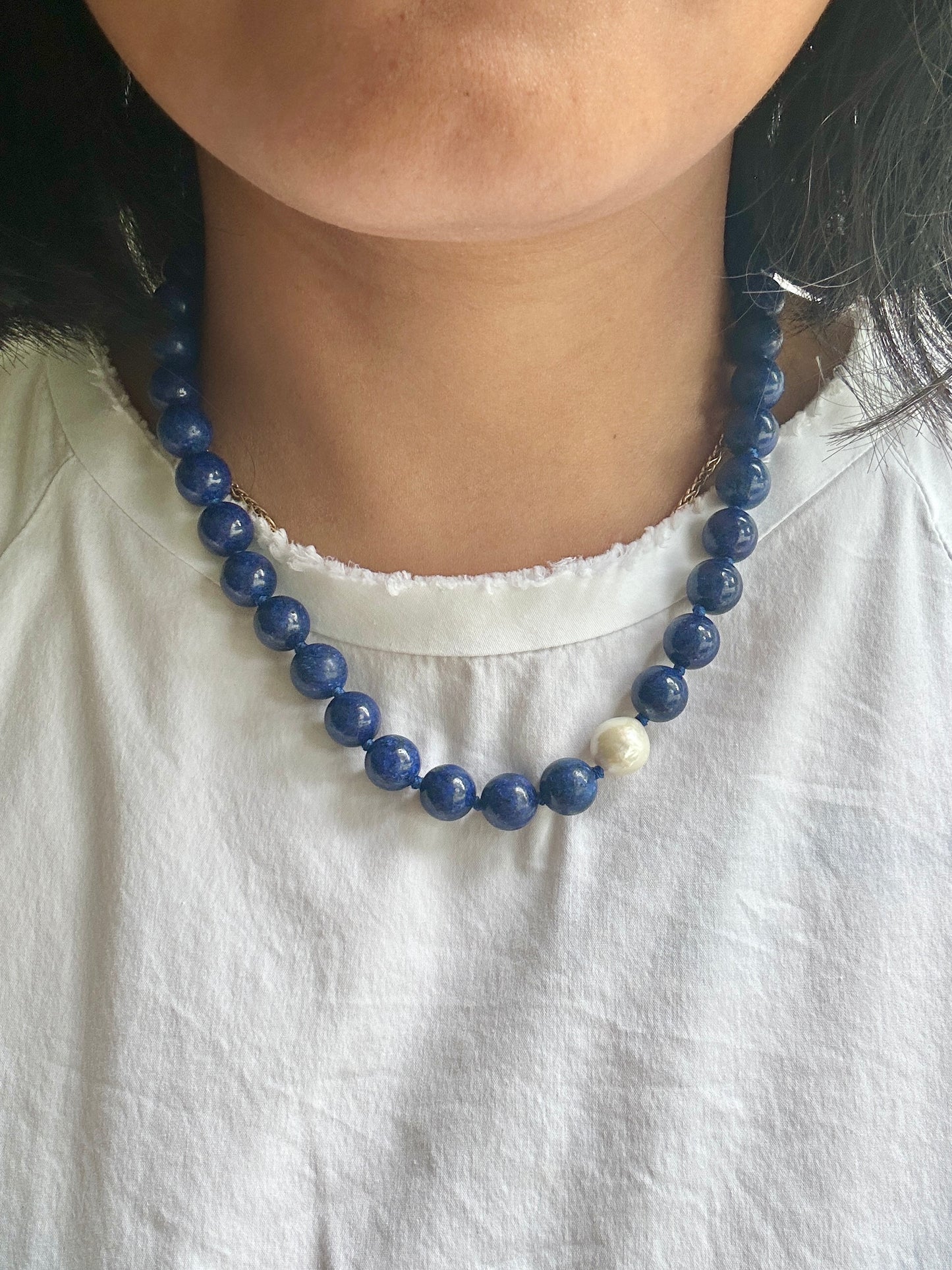 Lapis Lazuli O’Clock Necklace