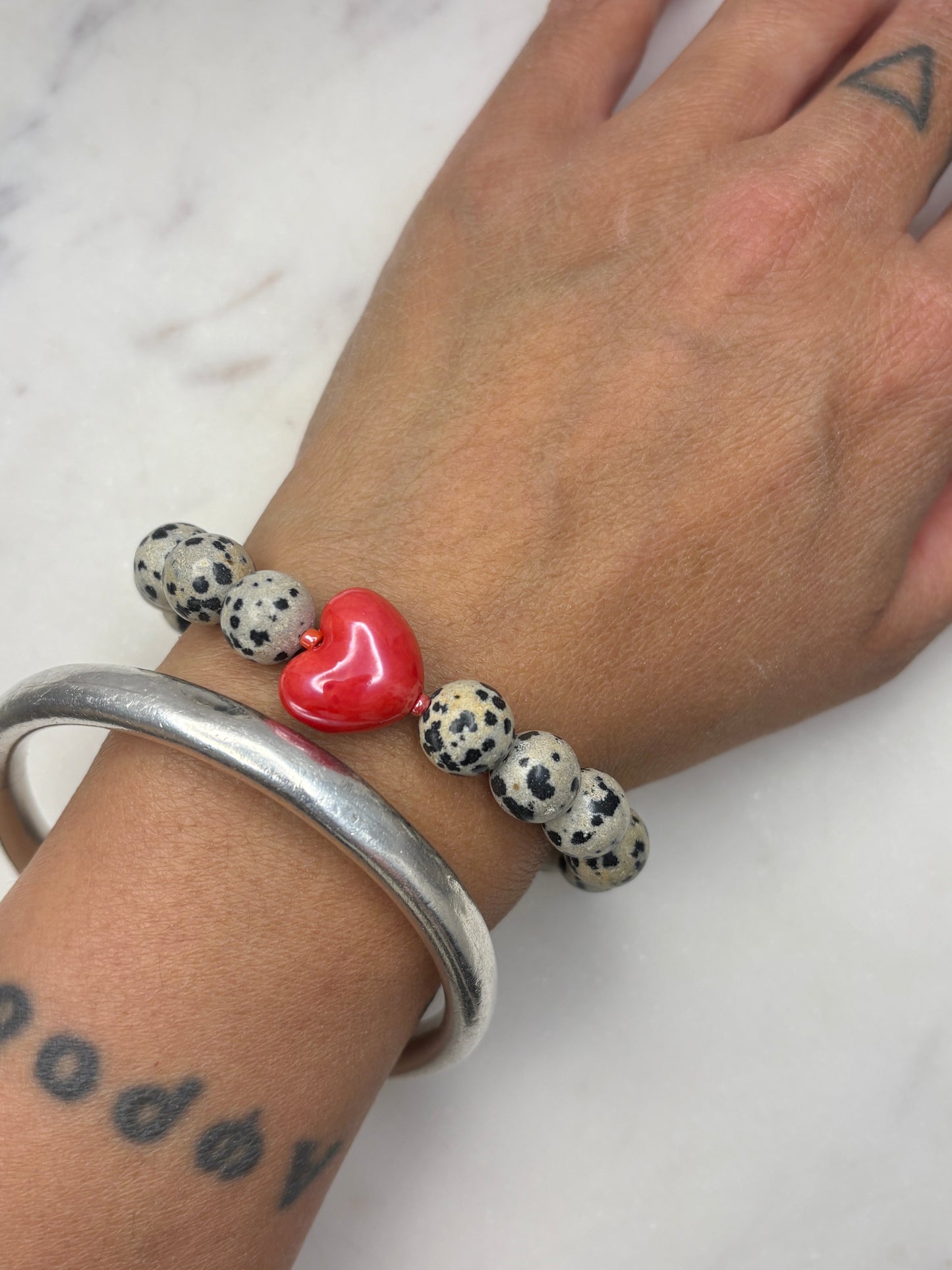 Groovy Heart Bracelet