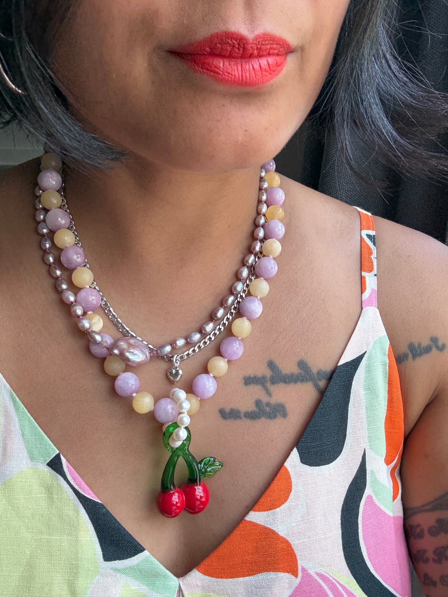 Cherry Cherry Love Pendant 10mm/12mm
