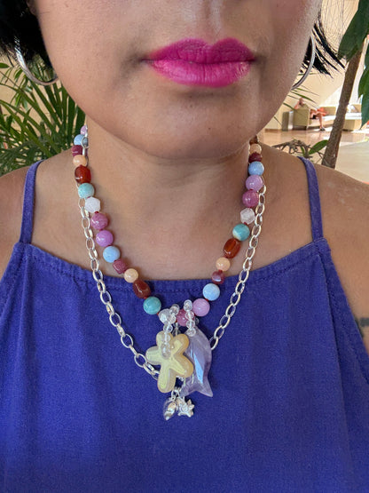 Disco Flower Pendant - 10mm/12mm