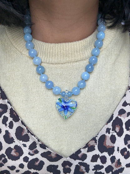 Love You After Dark Abyss Necklace - One Of A Kind