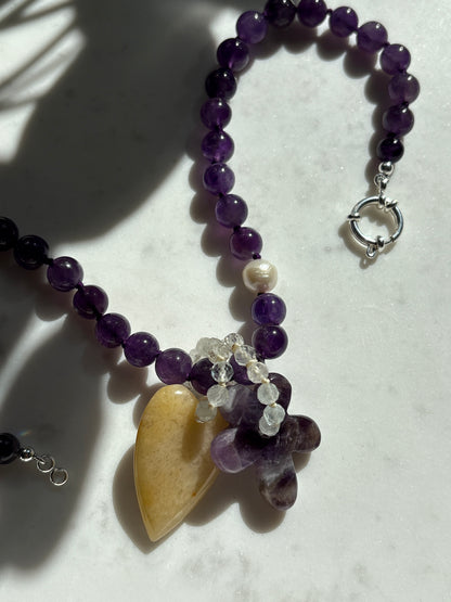 Amethyst O’Clock Necklace