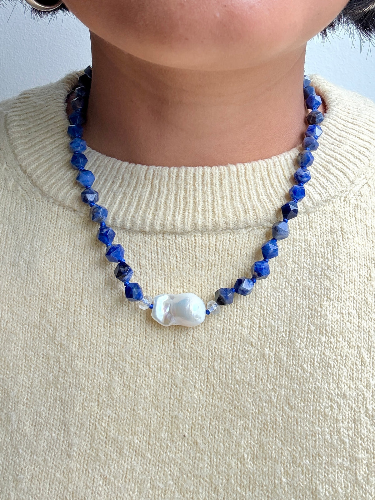 Star Cut Embrace Sodalite Necklace - Limited