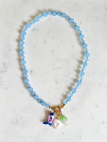 Bootiful Strawberry Bites Necklace