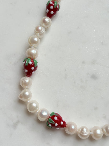 Strawberry Pickin' Necklace