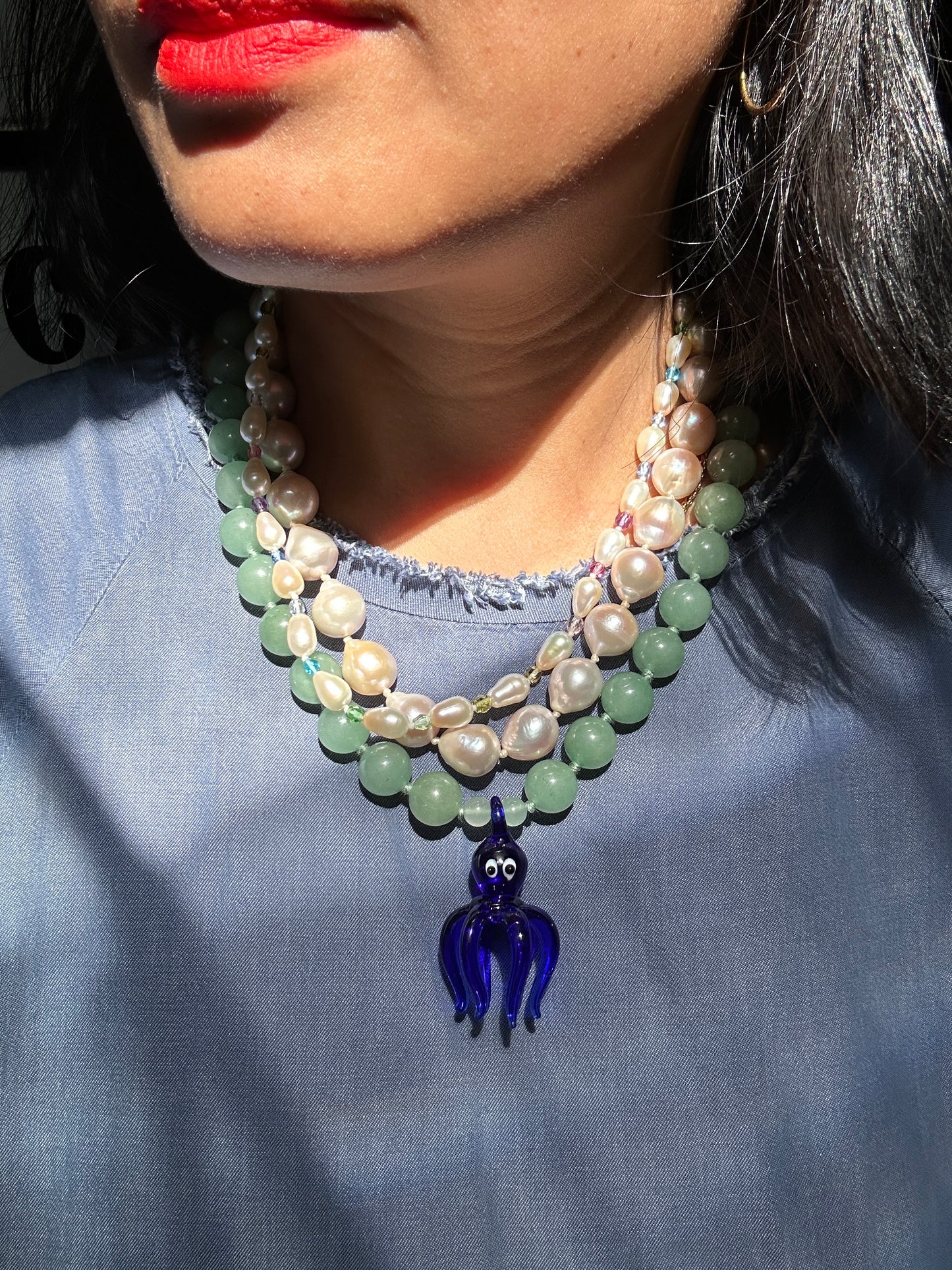 Octogem Aventurine Abyss Necklace