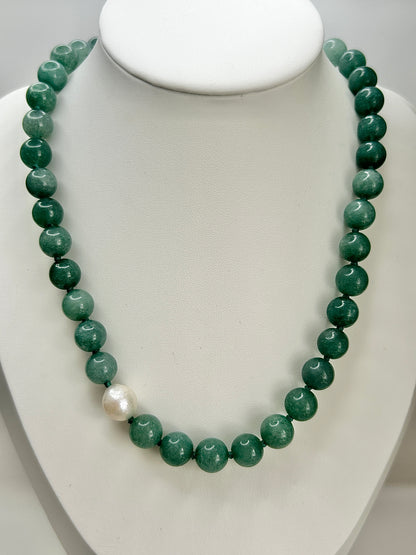 Burmese Jade O’Clock Necklace