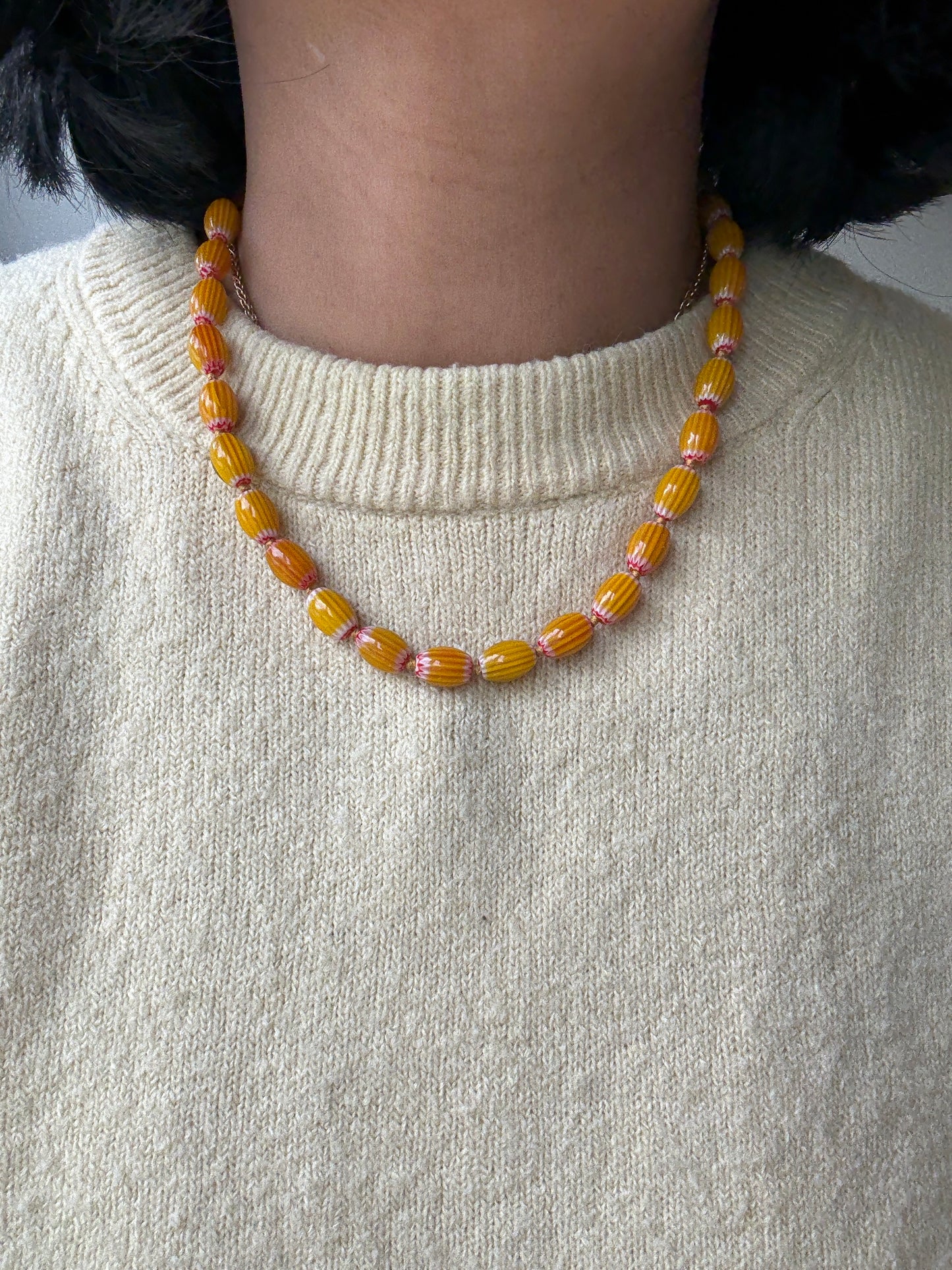 Lemon Sherbet MF Bold Necklace - Limited