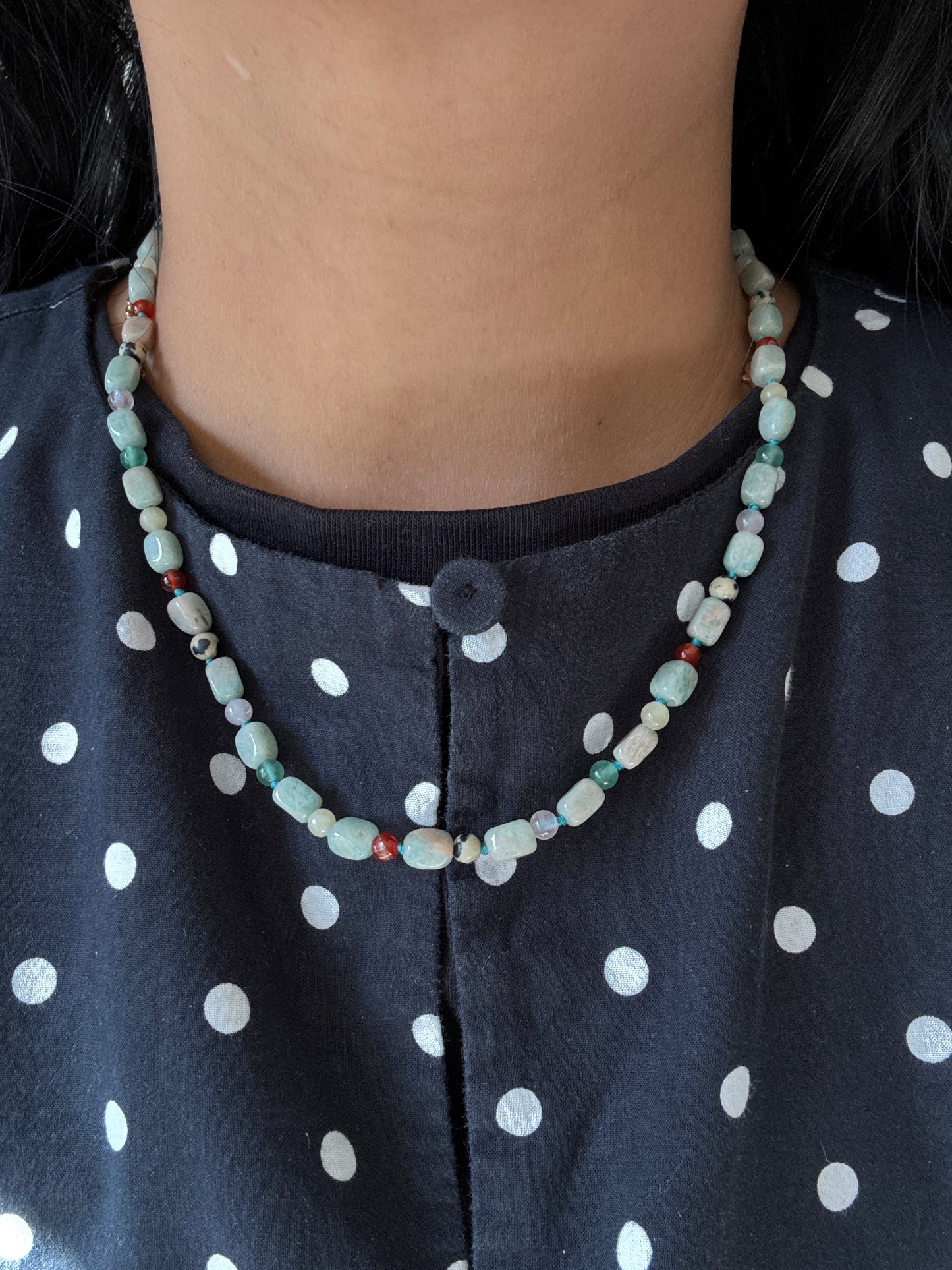 Tutti Bloom Amazonite Necklace
