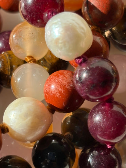 Red Jasper O’Clock Necklace