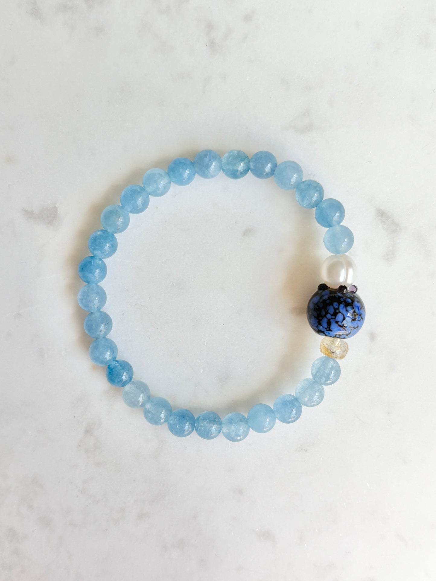 Blueberry Fruit Loops Bracelet