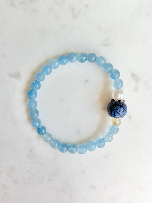 Blueberry Fruit Loops Bracelet