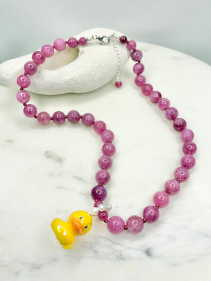 Quack Quack Joy Berry Necklace
