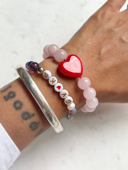 Groovy Heart Bracelet