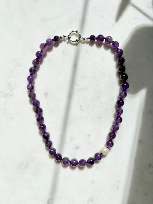 Amethyst O’Clock Necklace