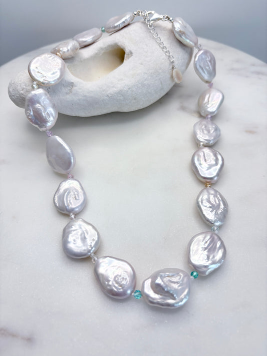 Rainbow Droplet Necklace