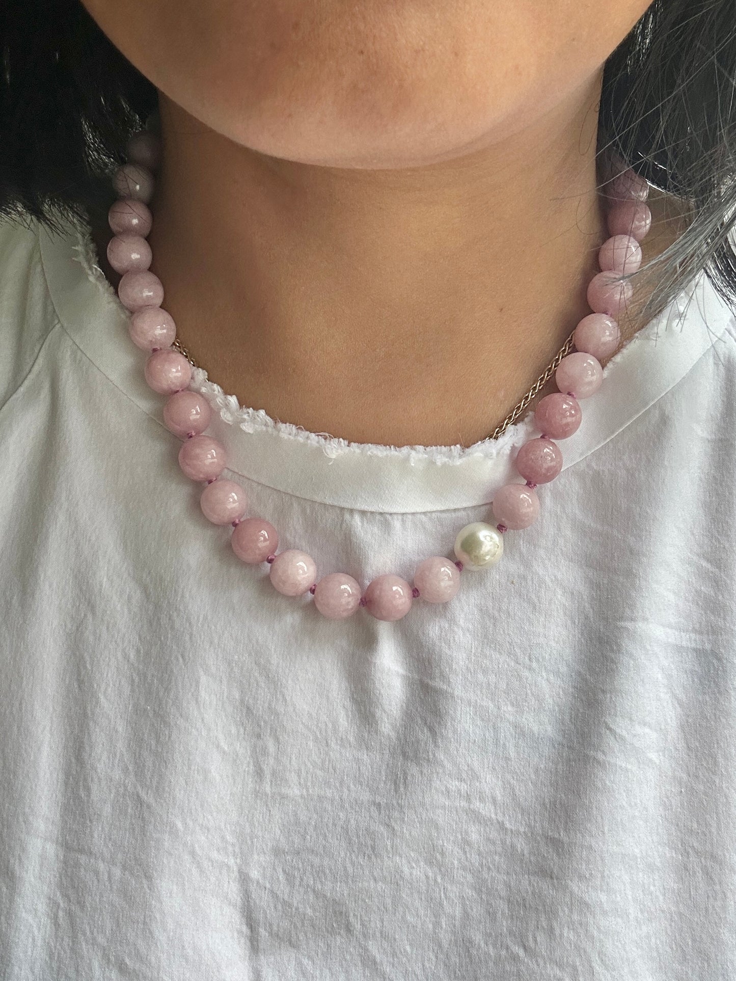 Kunzite O’Clock Necklace