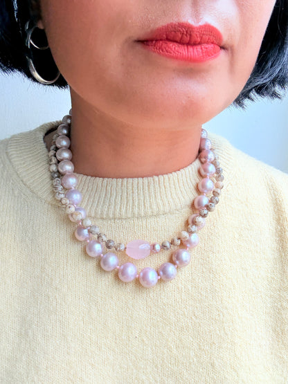Pebble Pop Rose Necklace - Limited