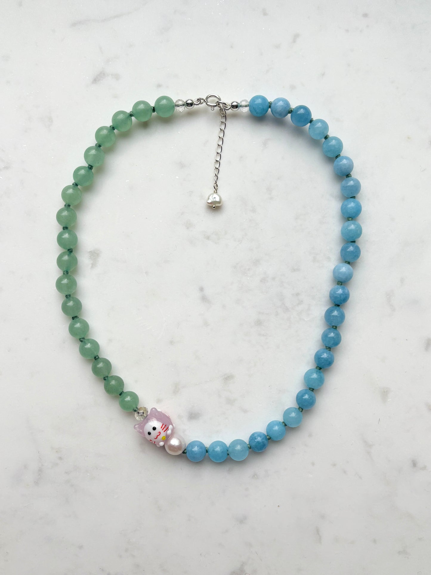 Lucky Kitty Sky Necklace - Limited