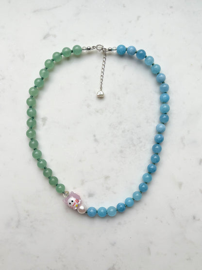 Lucky Kitty Sky Necklace - Limited