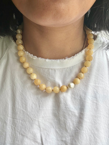Calcite O’Clock Necklace