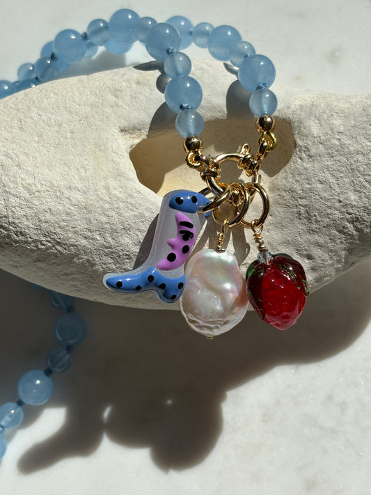 Bootiful Strawberry Bites Necklace