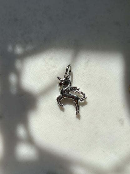 Iron Unicorn Charm