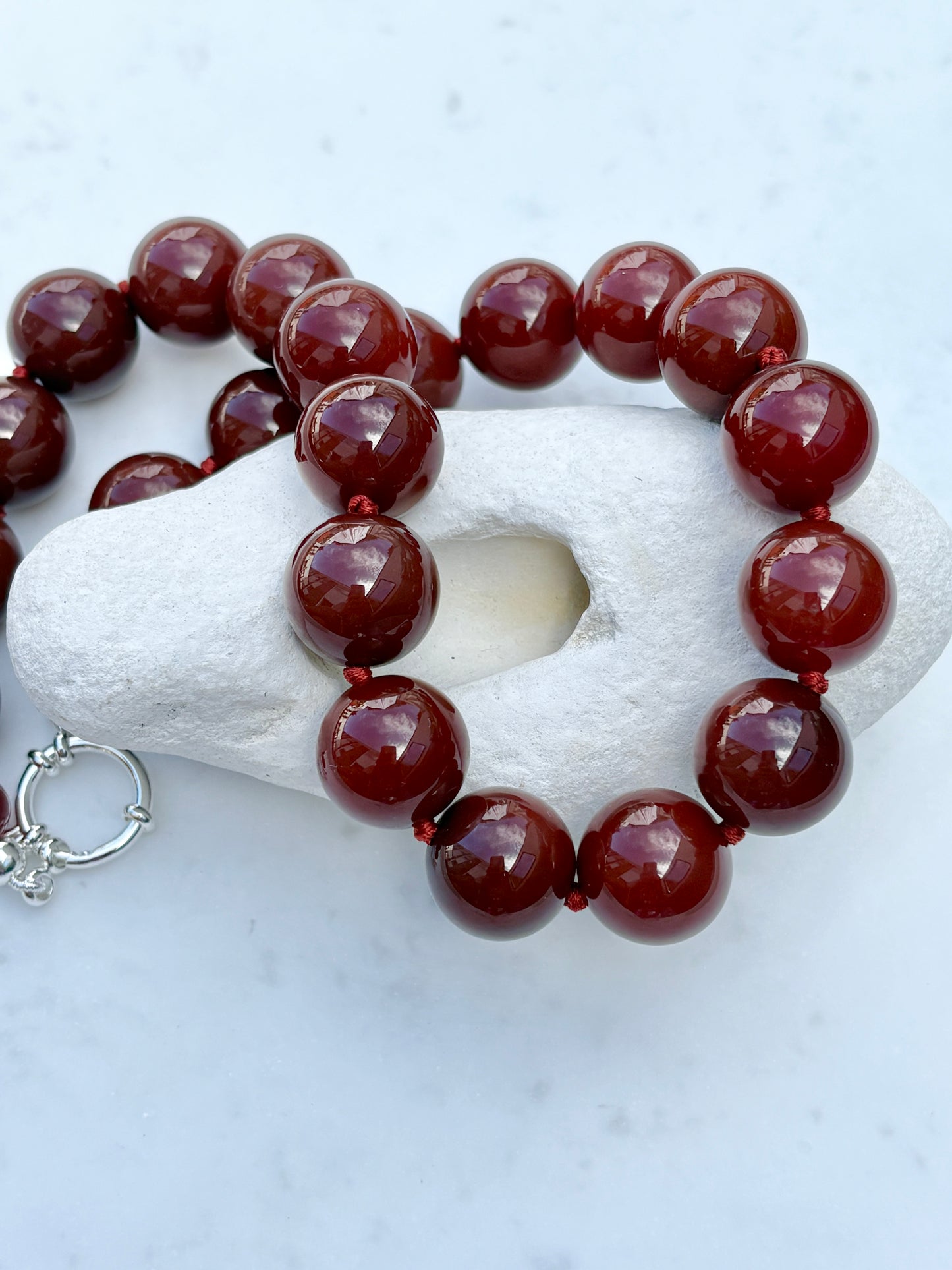 Cinnamon Bold Deluxe Necklace - One Of A Kind