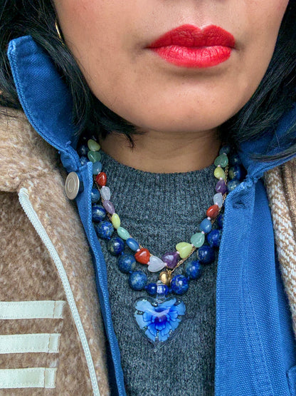 Heart Confetti Necklace