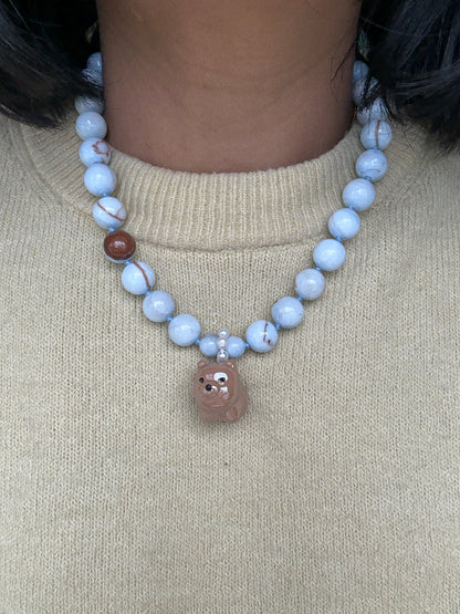 Pocket Pomeranian Biscuit Necklace - Limited