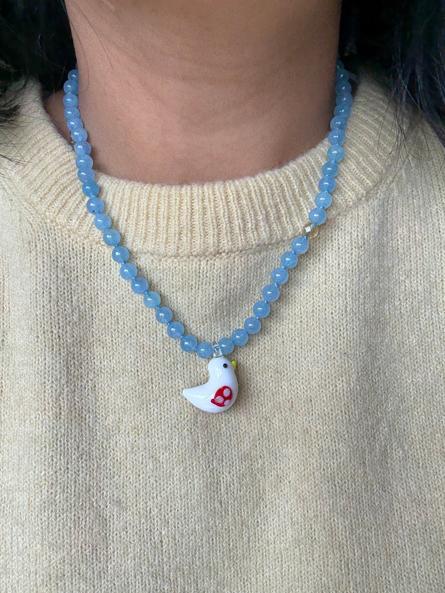 Tweet Tweet Cloud Necklace
