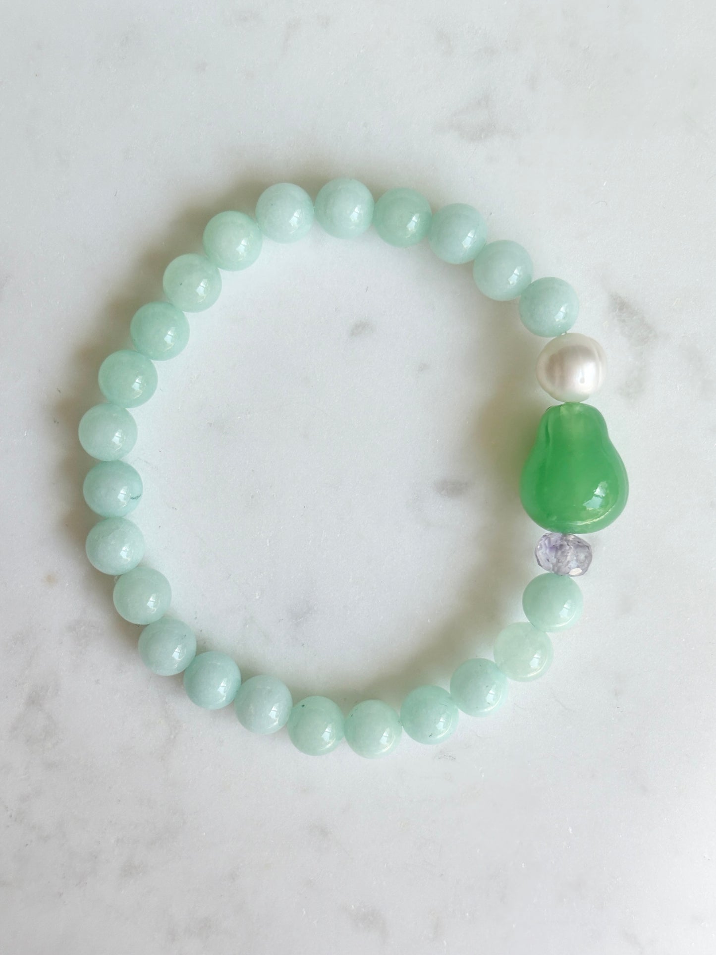 Pear Fruit Loops Bracelet