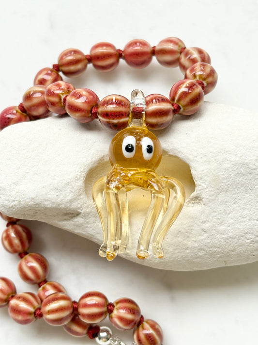 Little Kraken Golden Necklace - Limited