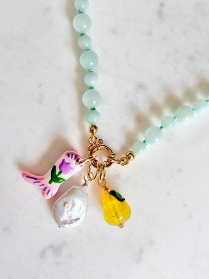 Bootiful Pear Bites Necklace