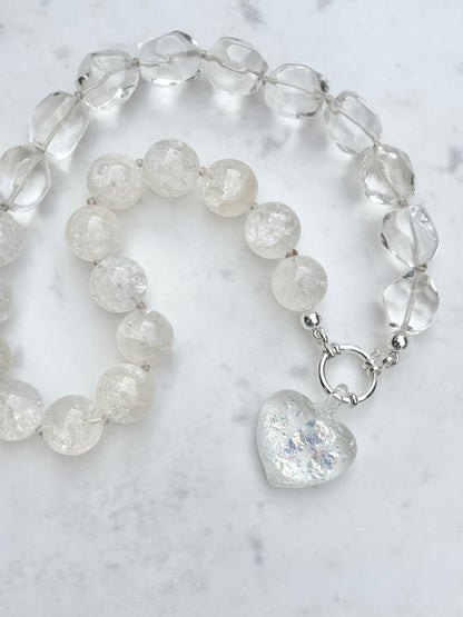 Cracked Pebble Bold Necklace - One Of A Kind