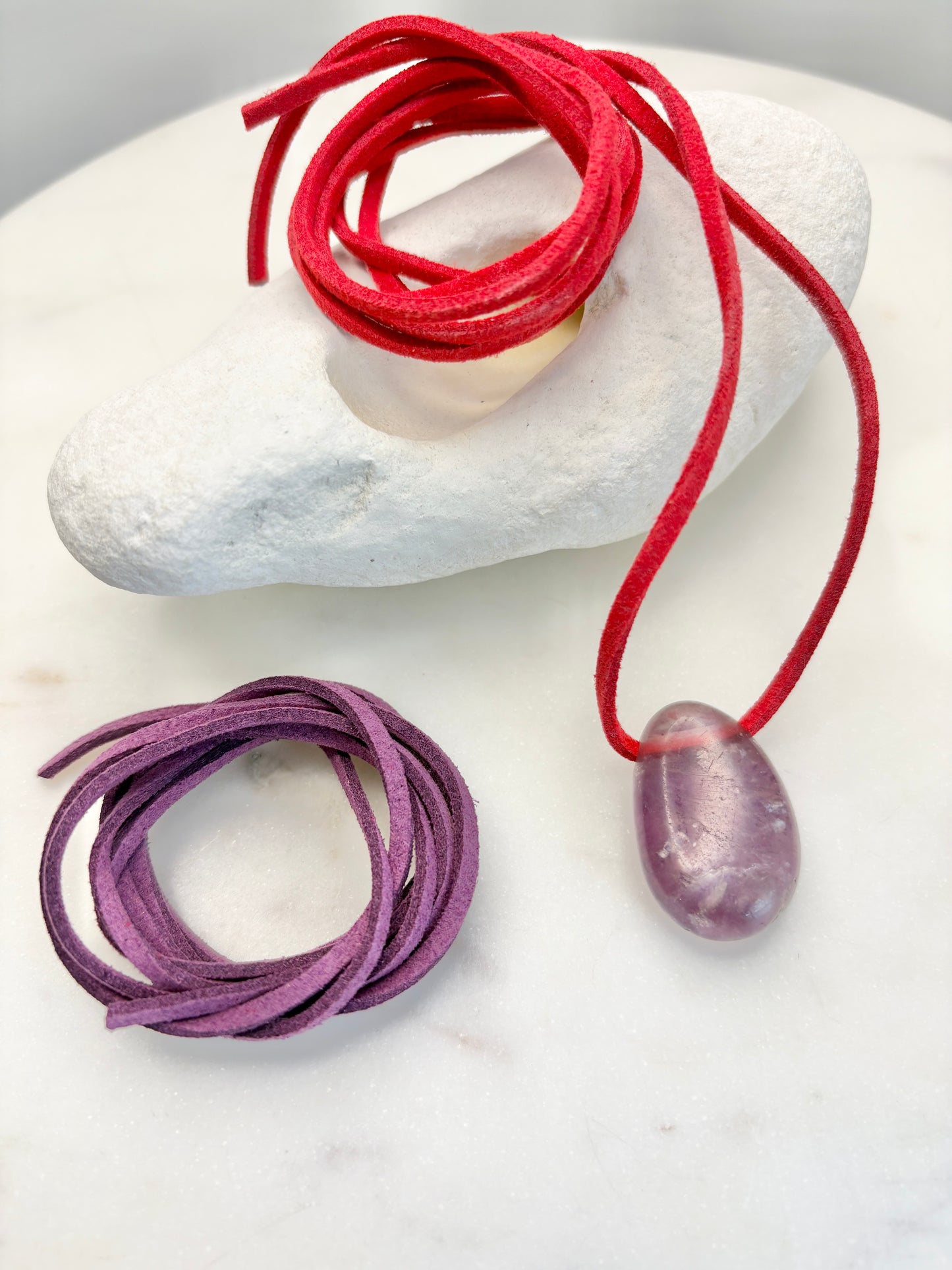 Fluorite Pebble Pendant