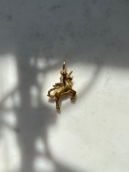 Iron Unicorn Charm