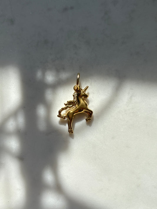 Iron Unicorn Charm