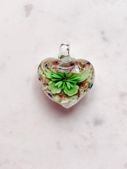 Blooming Heart Pendant - One Of A Kind
