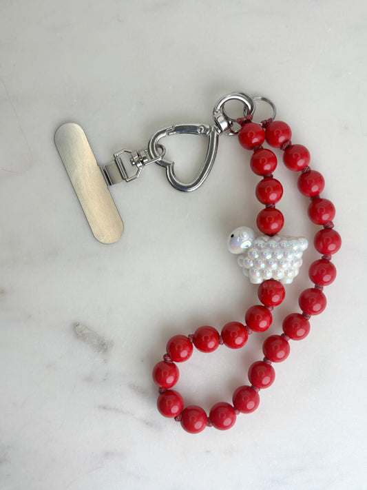 Baa Baa Sheep Phone Chain