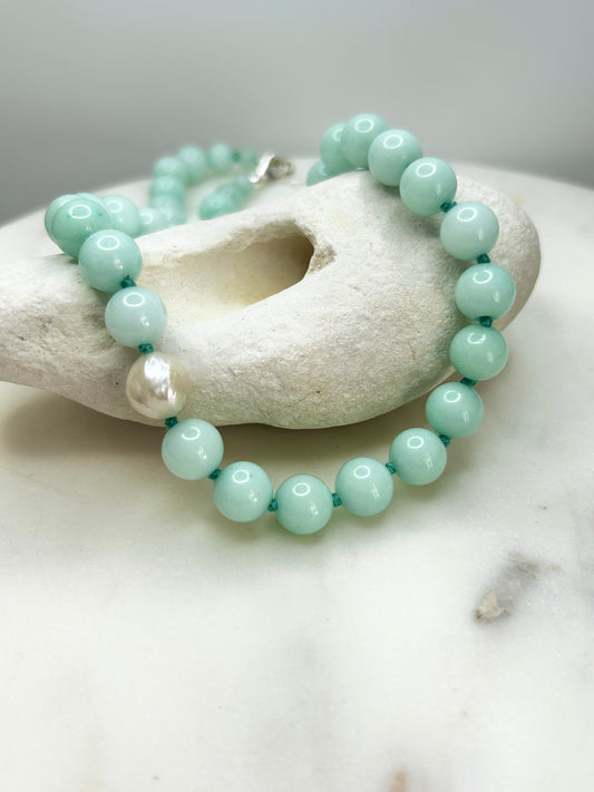 Amazonite O’Clock Necklace