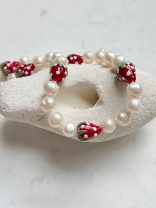 Strawberry Pickin' Necklace