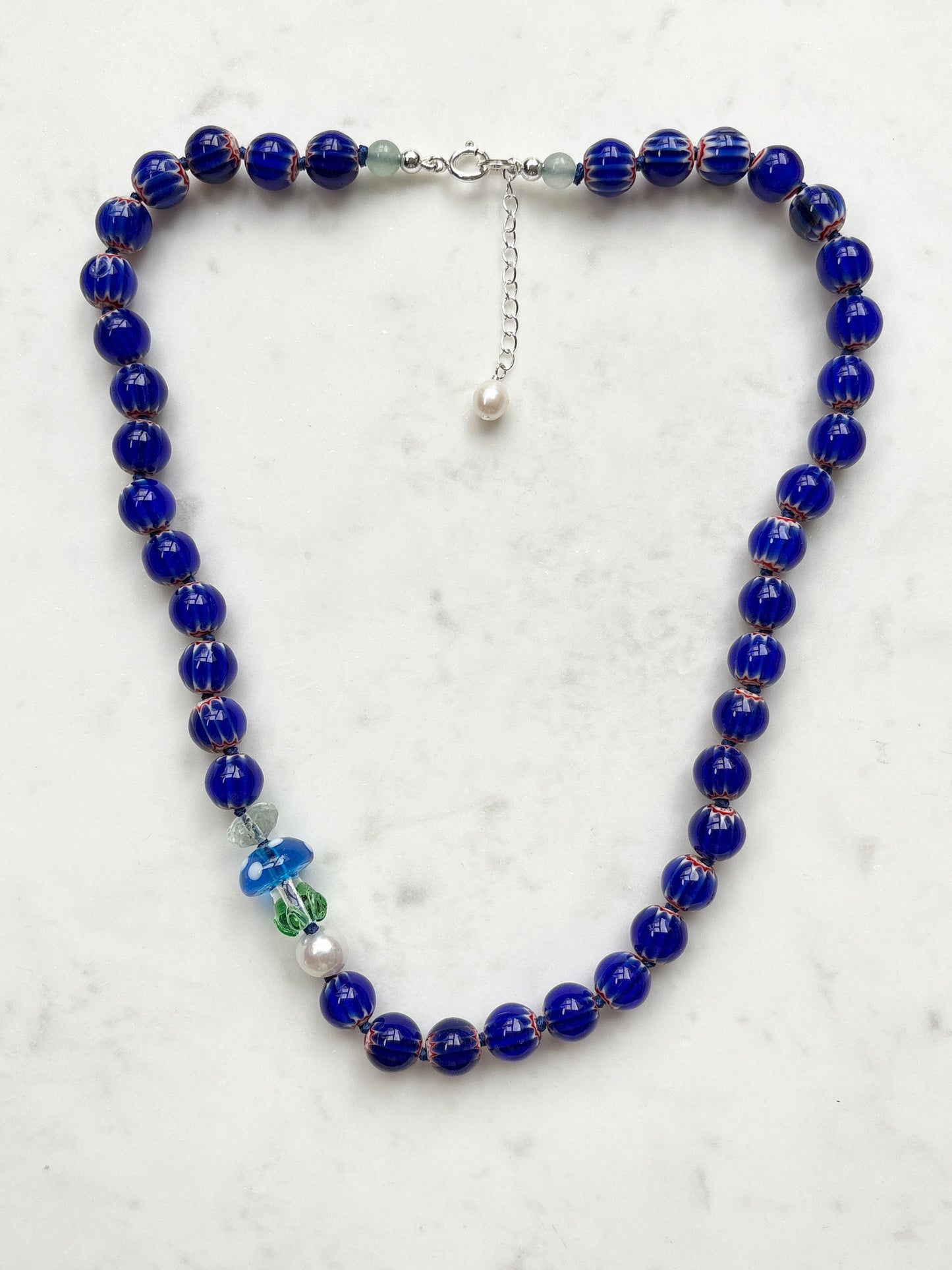 A Side Of Fungi Cobalt Necklace - Limited