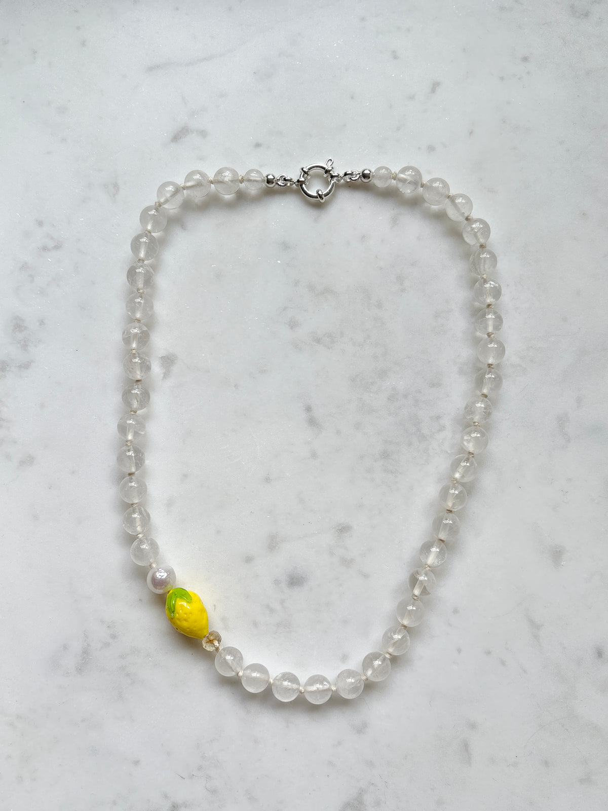 Lemon Fruit Loops Necklace - Limited